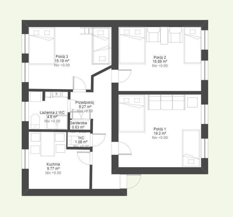Zielona Kamienica Gdansk Apartment ภายนอก รูปภาพ